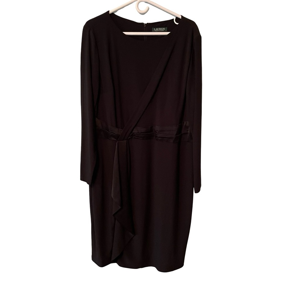 Lauren by Ralph Lauren Black Elegant Women's Dress - Size 18